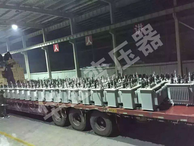 淮安非晶合金变压器发货现场